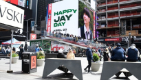 엔하이픈 제이, 타임스퀘어 대형 전광판 장식…글로벌 '생일 선물'