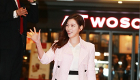[포토] 임주은, ‘핑크 코트!’