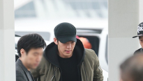 [포토] 김우빈, ‘이른아침 빛나는 외모!’
