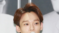 [포토] 질문에 답하는 엑소 첸