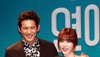 [메인포토] 오지호-강예원, ‘대형하트 받으세요~’