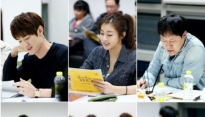 '맨도롱 또똣' 유연석-강소라, 첫 대본 리딩 현장 공개 '완벽 호흡'