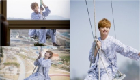 '후아유' 육성재, 아찔한 와이어 액션 '완벽 소화'