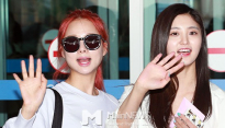 [메인포토] EXID 솔지-정화, ‘조심히 다녀올게요’