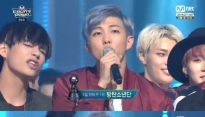 '엠카운트다운' 방탄소년단, 1위 공약 