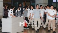 [메인포토] 엑소, ‘어마어마한 경호속 입국’
