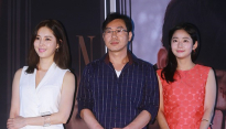 [메인포토] 포즈 취하는 한채아-김동후 감독-임화영
