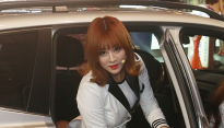 [메인포토] 포켓걸스 주아, ‘차량에서 내릴때도 섹시하게’