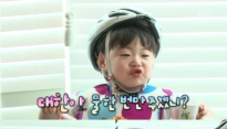 '슈퍼맨이 돌아왔다' 삼둥이, 폭풍 수다 중 독특한 화법...누구한테 배웠니?