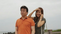 백종원, 소유진과 휴가 인증...입 삐쭉 내밀고 