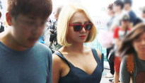 [메인포토] 소녀시대 효연, ‘시원한 민 소매 패션’