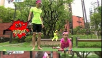 슈퍼맨 서언 서준, 쫄쫄이 타이즈 입고 에어로빅 삼매경 ‘귀엽기 있기 없기?’