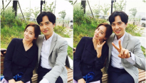 '여자를 울려' 김정은,  오대규와 다정다감 촬영 인증샷 공개