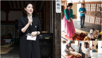 '사임당' 이영애, 첫 촬영 앞두고 '대박 기원 행사' 참여
