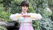 [메인포토] 나인뮤지스 혜미, ‘추석 인사드립니다!’