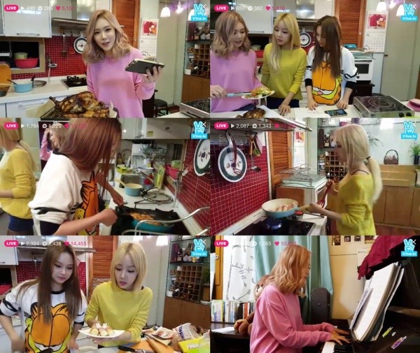 사진=네이버 V앱 '아이돌X아이돌'