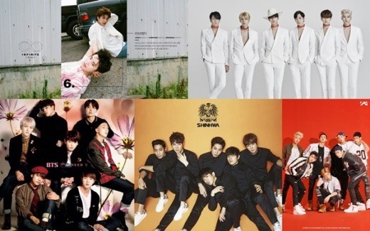 사진=젤리피쉬, 울림, YG, 빅히트 엔터테인먼트, 신화컴퍼니 