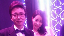 임지연, 김국진과 팔짱끼고 ‘연예대상’ 인증샷 촬영 ‘김국진 얼음’