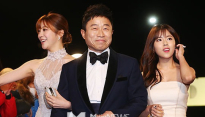 [메인포토] 2015 연기대상 입장하는 최예슬-최문식-도희