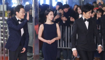[메인포토] 입장하는 연기대상 MC 이휘재-임지연-유준상