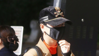 [메인포토] 슈퍼주니어 예성, ‘마스크 살짝 올리고’