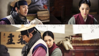‘장사의 신-객주2015’ 장혁-한채아, 불안한 긴장감 맴도는 ‘풍전등화 백허그’