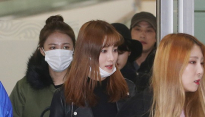 [메인포토] 스폰서 논란속 입국하는 타히티 지수